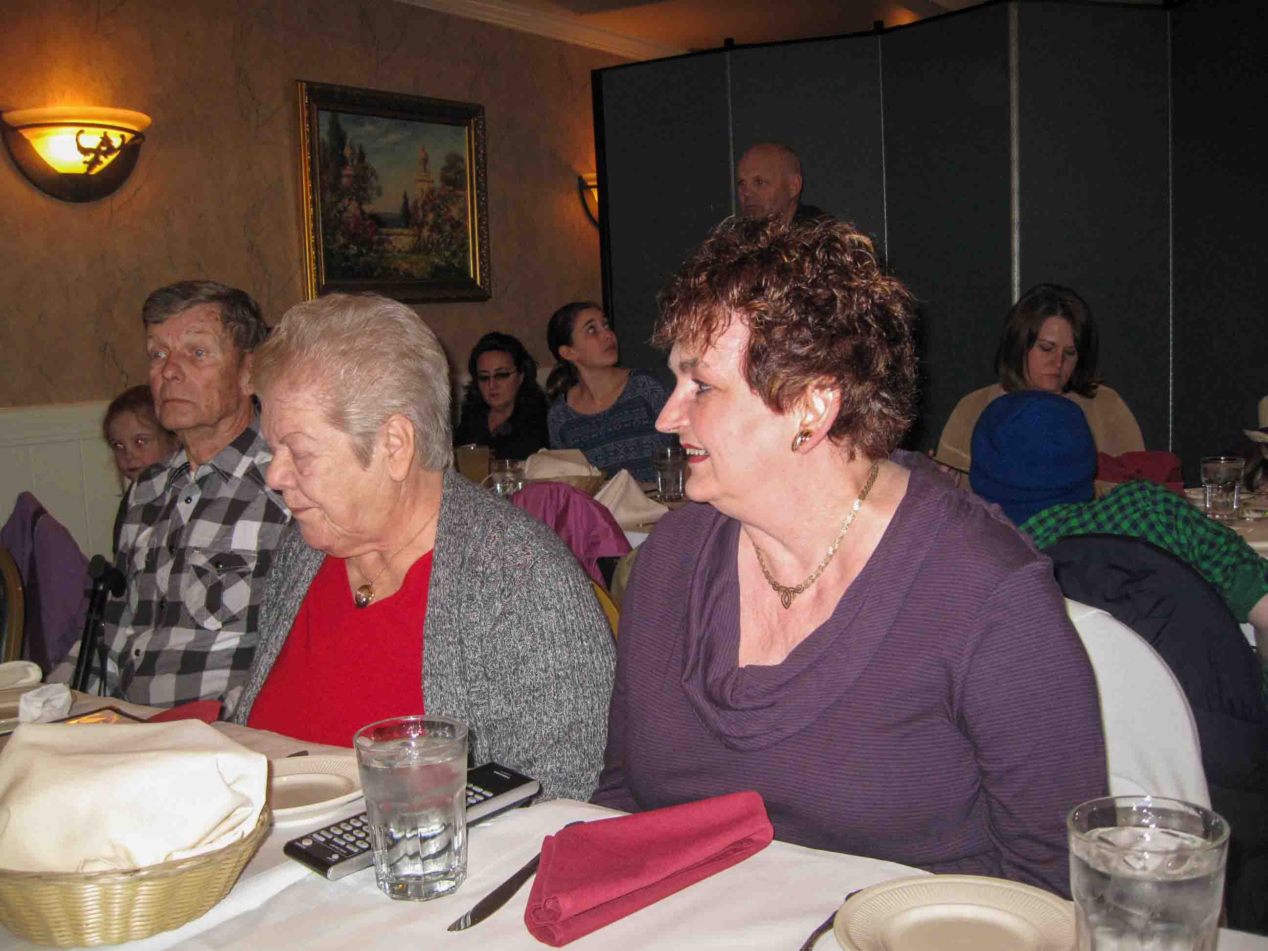 Celebrating the 50th Wedding Anniversary of Shirley & Joel Sexton.  Joel & Shirley, Julane Crabtree
Location:  TAT Restaurant, Columbus OH
Date:  29 Mar 2014
Source:  Julane Crabtree