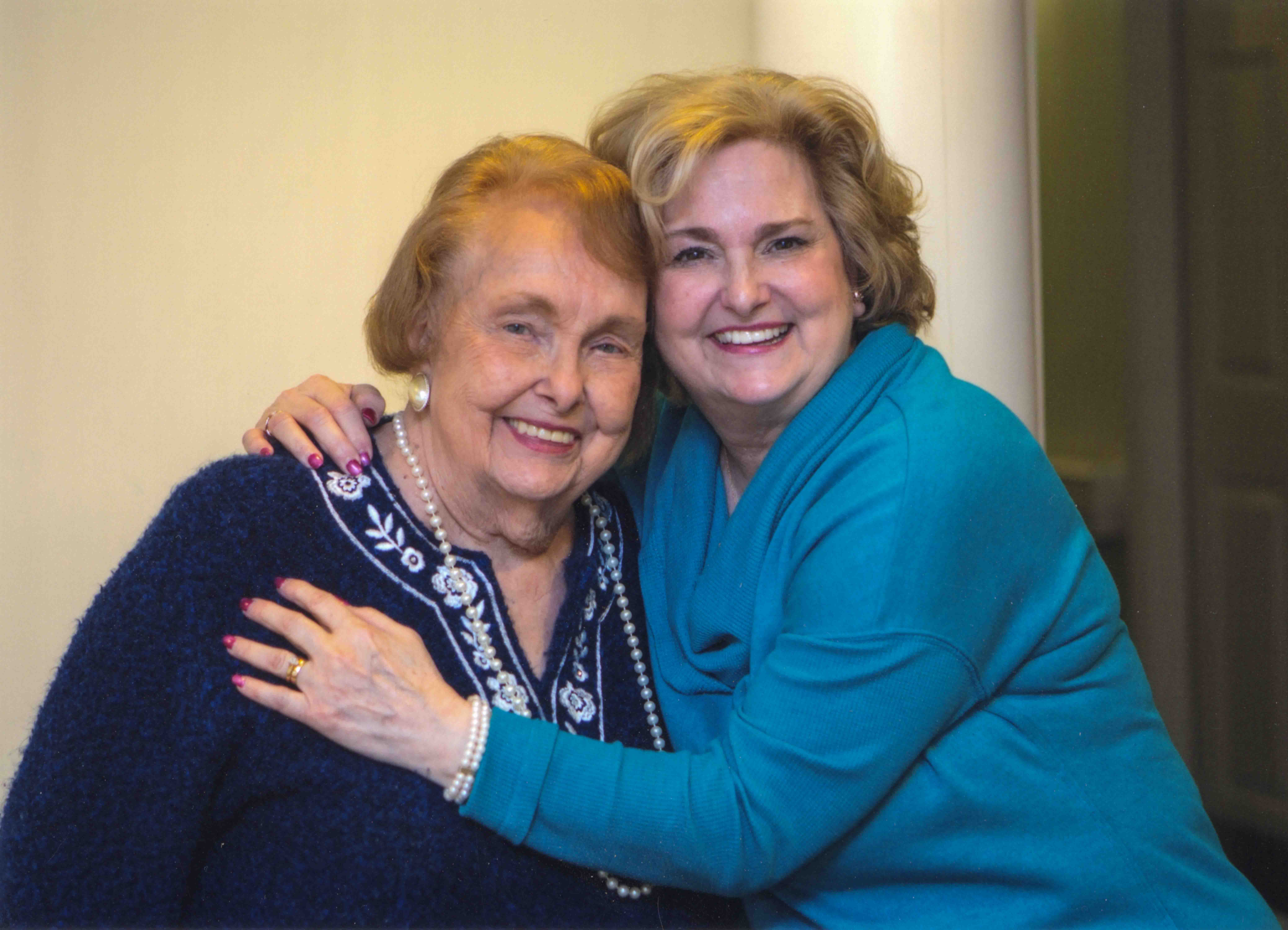 Celebrating Mom's 90th Birthday       Carol Curtis & Brooke Moulton  Location:  Maplewood, Bridgeport WV      Source: Rebecca Devono                Date:  18 Jan 2019