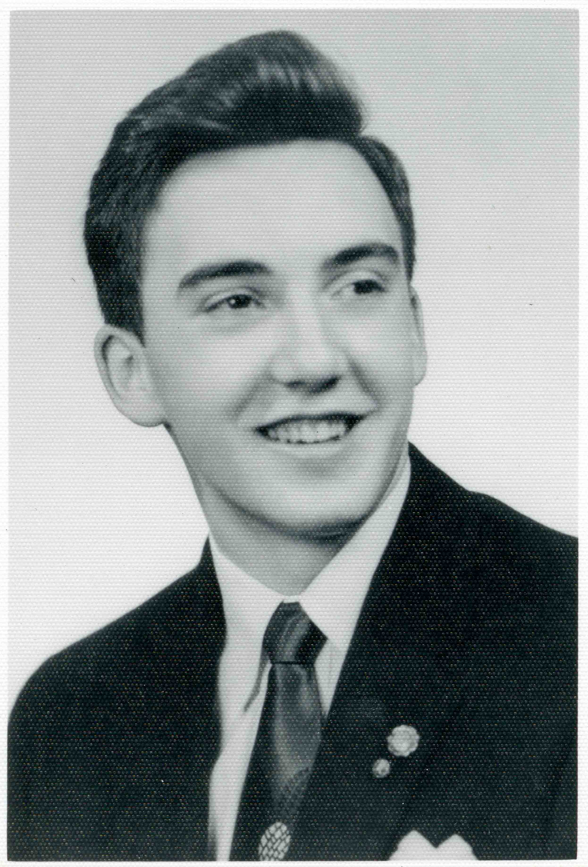 Probably his graduation picture (son of Bob Brooks)
Location:
Source Hazel Brooks Betler Houchin
Date:  1965 (approx)